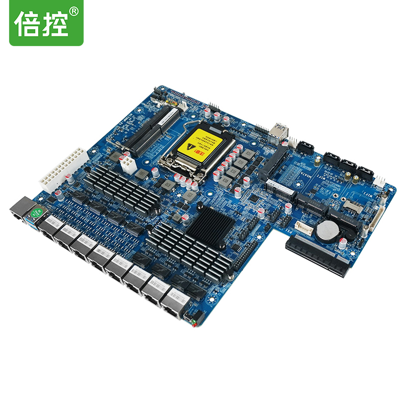 倍控C236開發闆8網卡 H170NP(C236)-21軟路由主闆愛快ROS多(duō)網卡i211/i226網卡