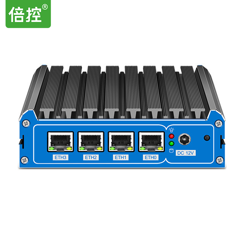 倍控G48-J4125-4LAN四核工(gōng)控主機可(kě)選I211網卡I210網卡I225B3網卡