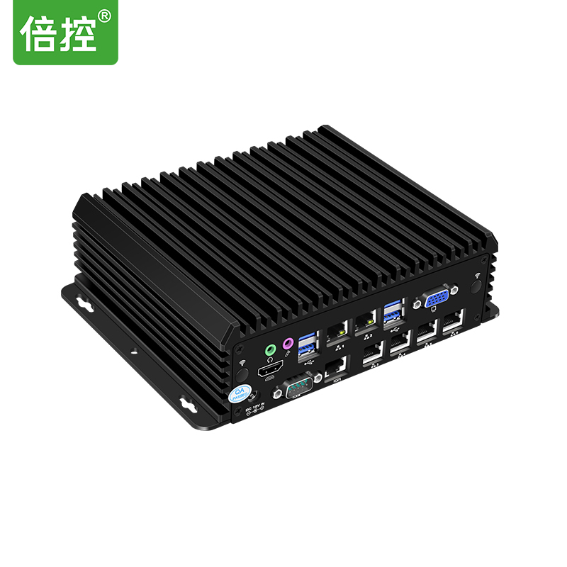 倍控壁挂式嵌入式多(duō)網卡工(gōng)控機多(duō)串口迷你電(diàn)腦