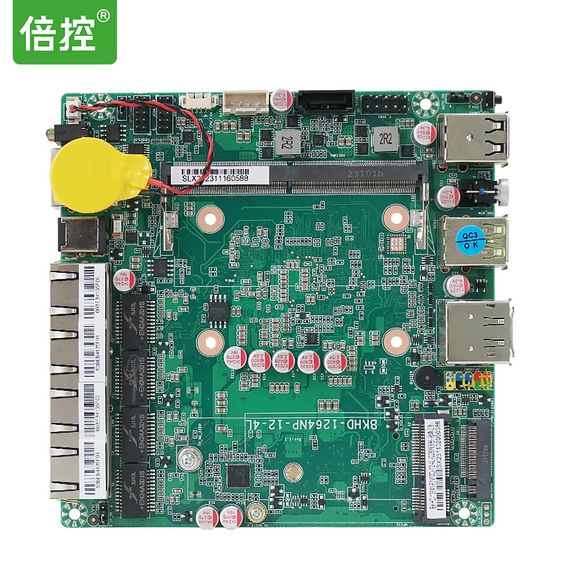倍控12代主闆N100多(duō)網口2.5G低功耗NUC迷你主機主闆nano itx